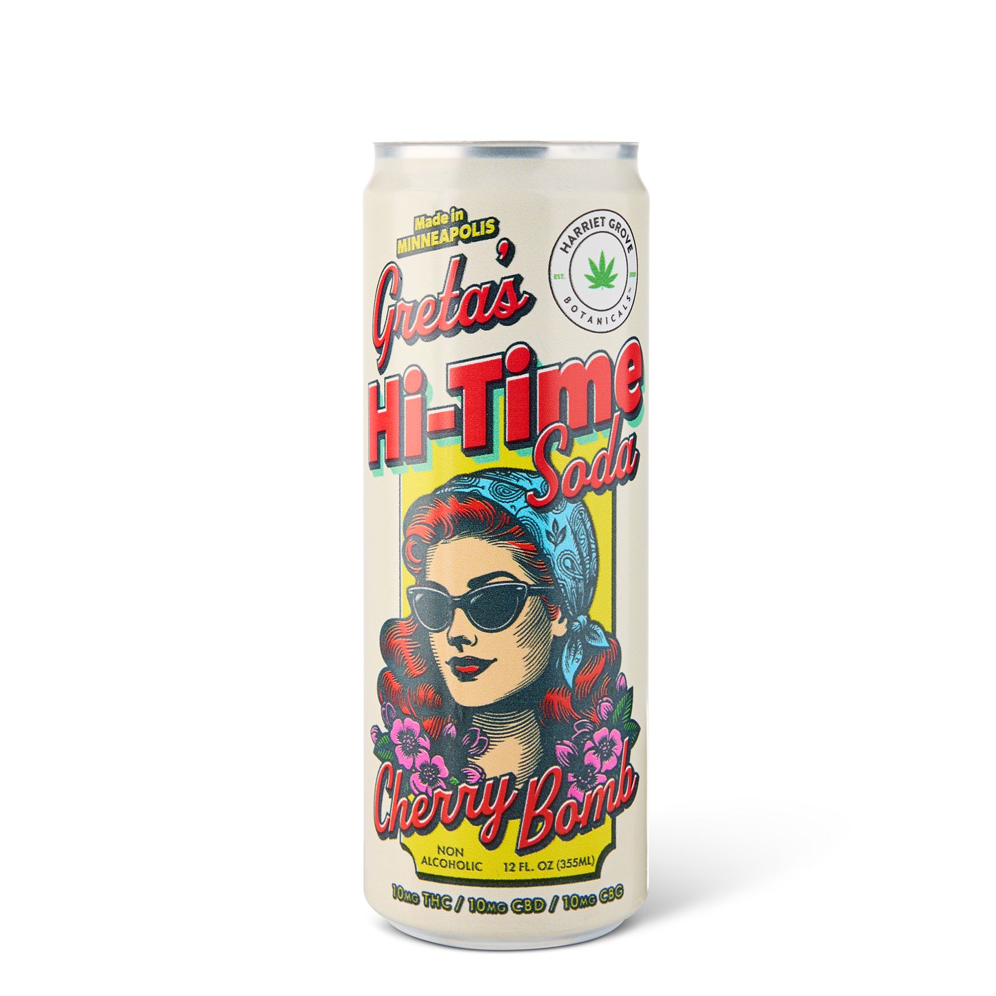 Greta's Hi-Time Sodas – Cherry Bomb (4-Pack)