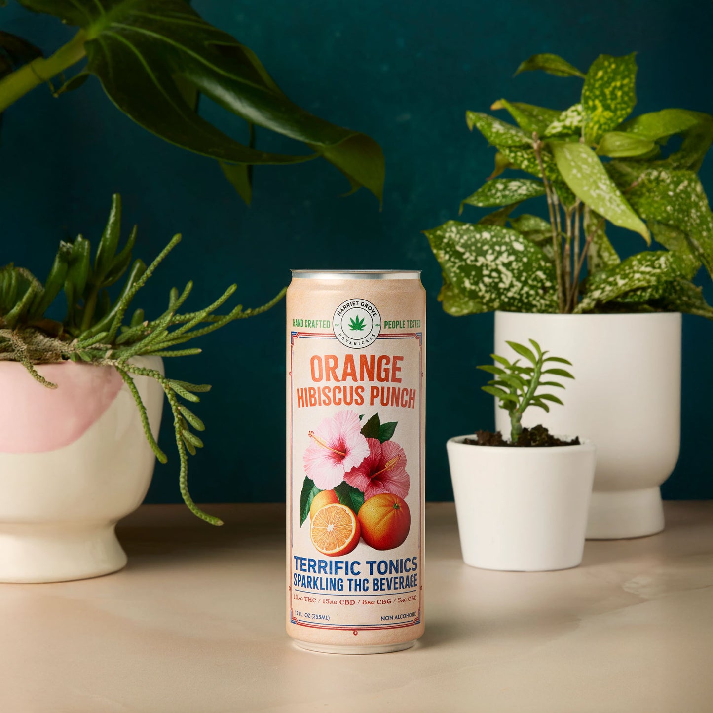 Terrific Tonics THC Beverages - Orange Hibiscus Punch