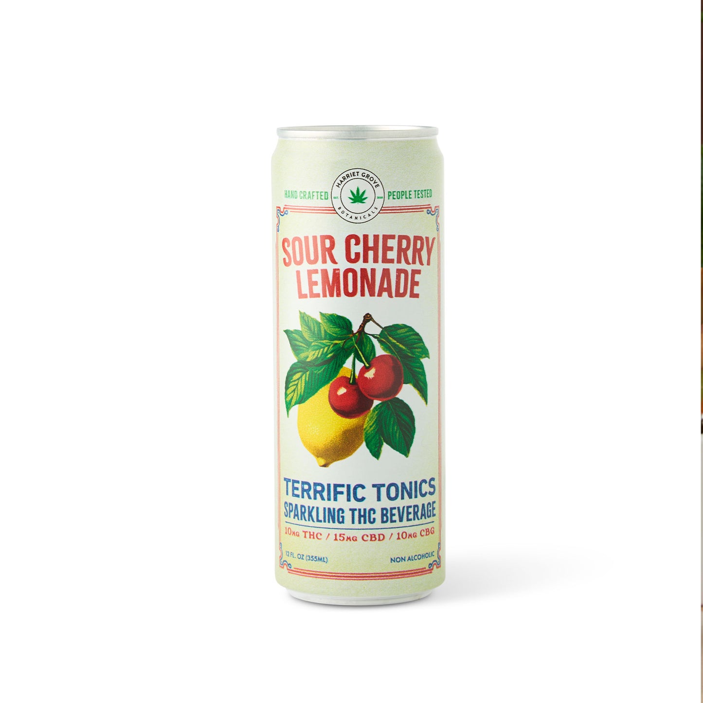 Terrific Tonics THC Beverages - Sour Cherry Lemonade