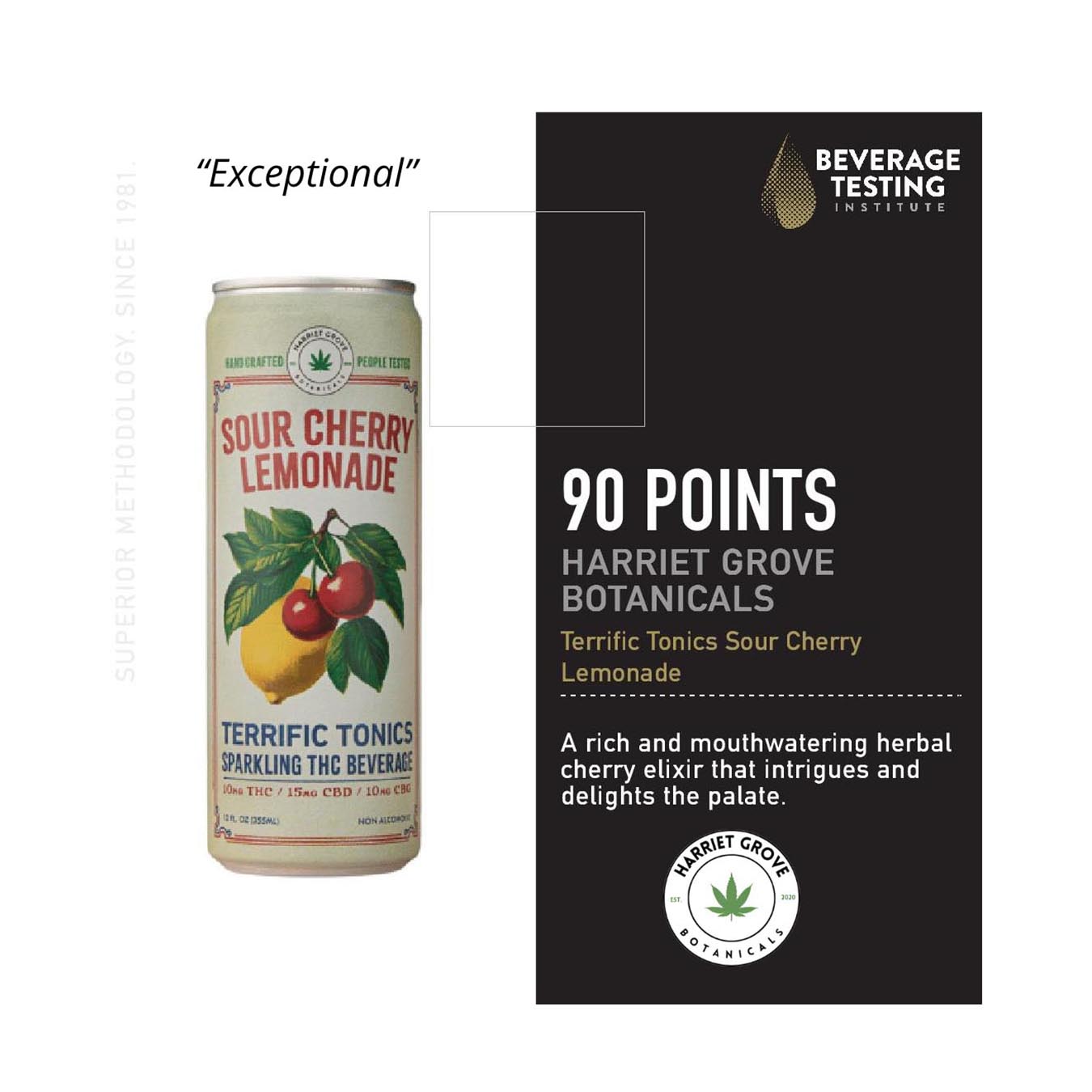 Terrific Tonics THC Beverages - Sour Cherry Lemonade