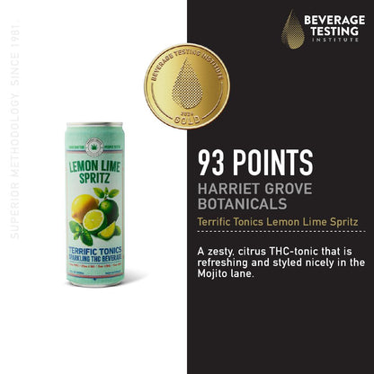 Terrific Tonics THC Beverages - Lemon Lime Spritz