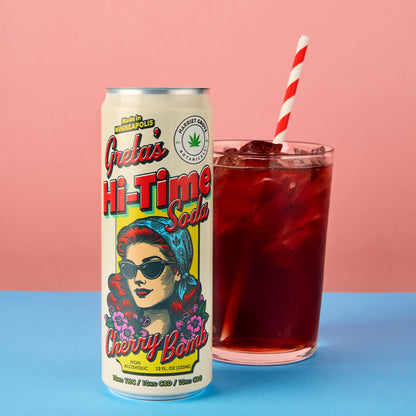 Greta's Hi-Time Sodas – Cherry Bomb (4-Pack)