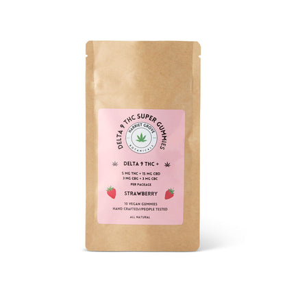 Delta 9 THC Super Gummies - Strawberry