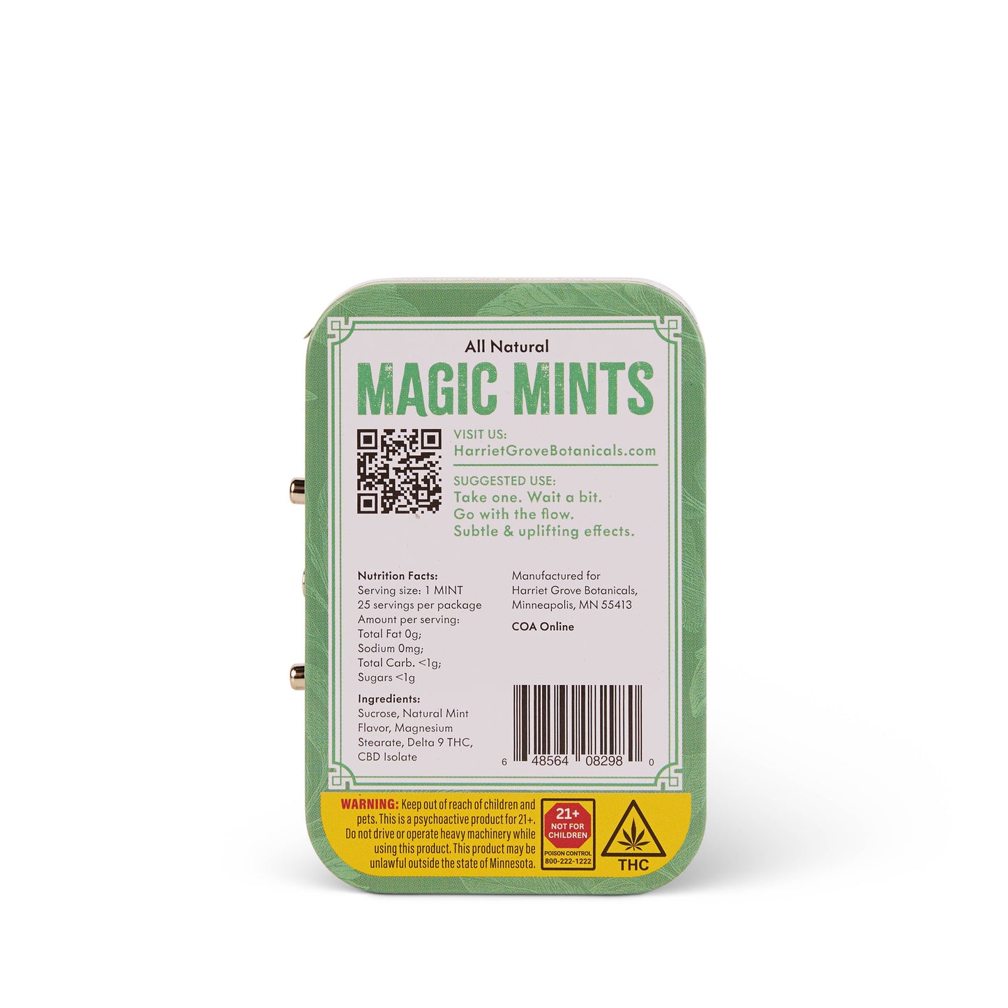 Magic Mints - 2 MG THC + 2 MG CBD