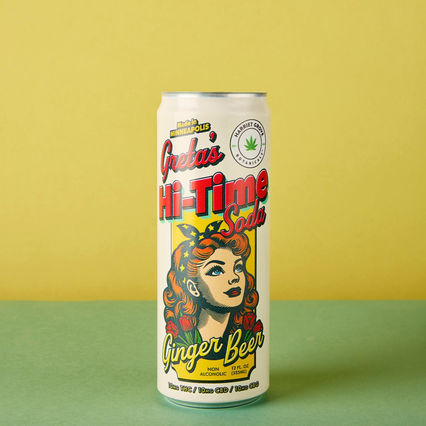 Greta's Hi-Time Sodas – Ginger Beer (4-Pack)