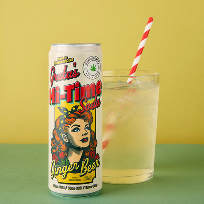 Greta's Hi-Time Sodas – Ginger Beer (4-Pack)