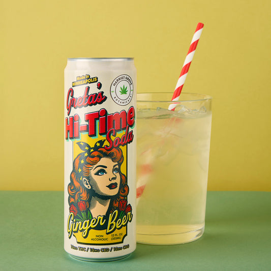Greta's Hi-Time Sodas – Ginger Beer (4-Pack)