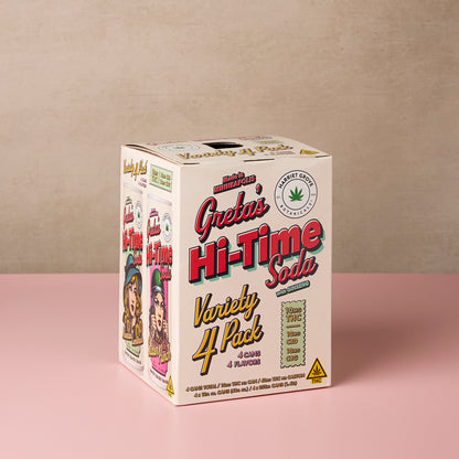 Greta's Hi-Time Sodas – Variety Pack (4-Pack)