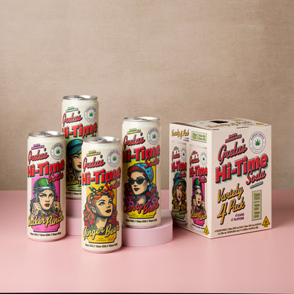 Greta's Hi-Time Sodas – Variety Pack (4-Pack)