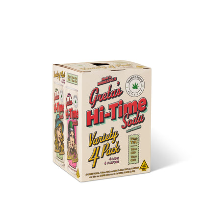 Greta's Hi-Time Sodas – Variety Pack (4-Pack)