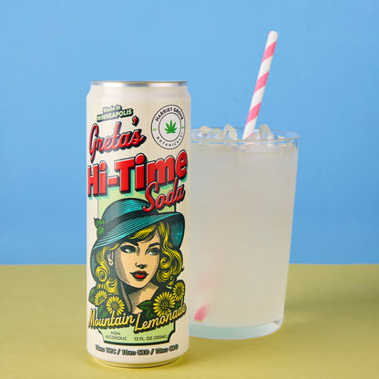 Greta's Hi-Time Sodas – Mountain Lemonade Botanical (4-Pack)