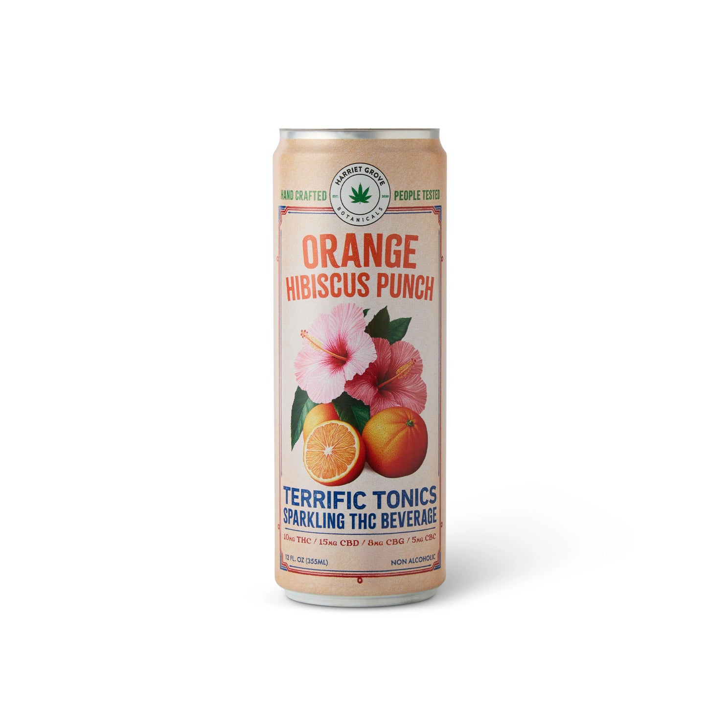Terrific Tonics THC Beverages - Orange Hibiscus Punch